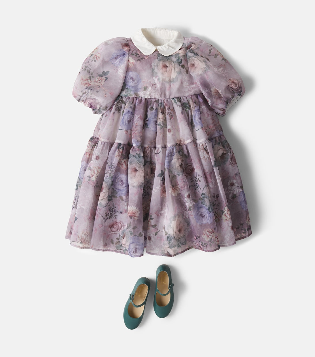 Petite Amalie - Floral organza dress