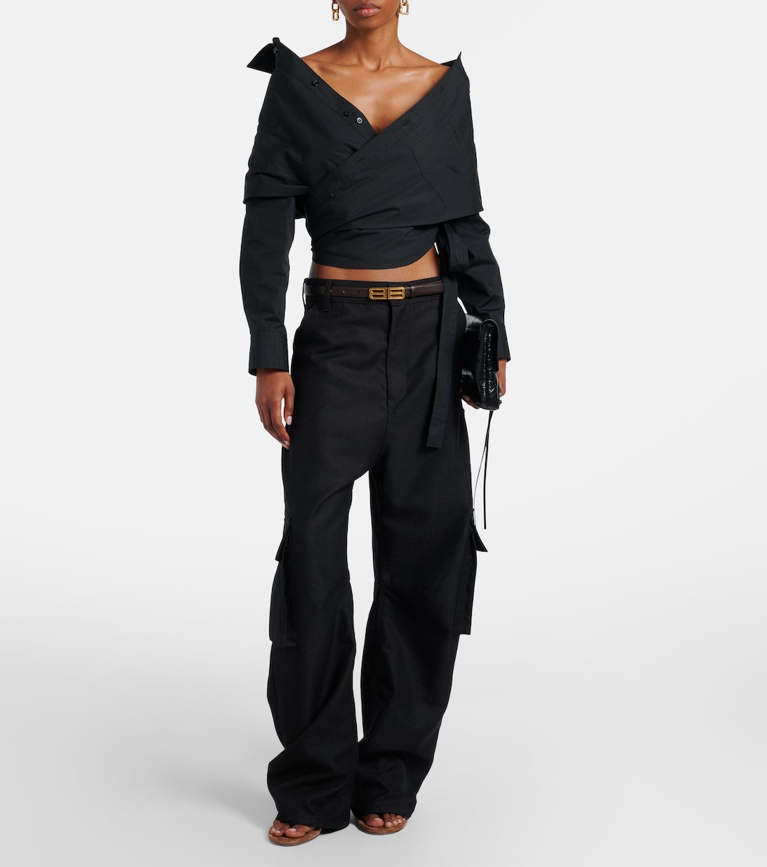 Balenciaga - Wool cargo pants