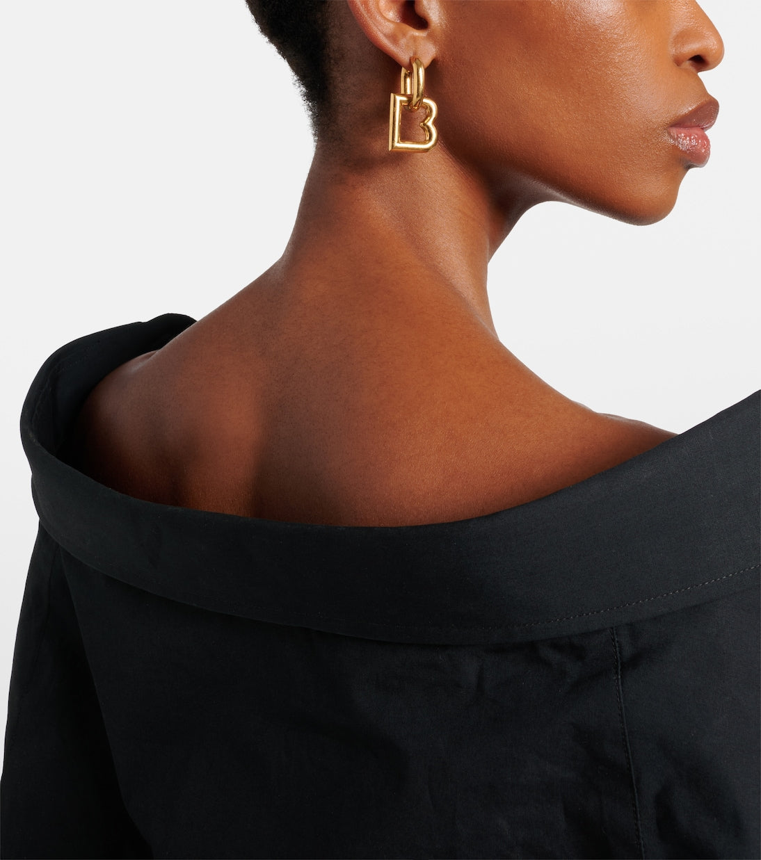 Balenciaga - Eisa B hoop earrings