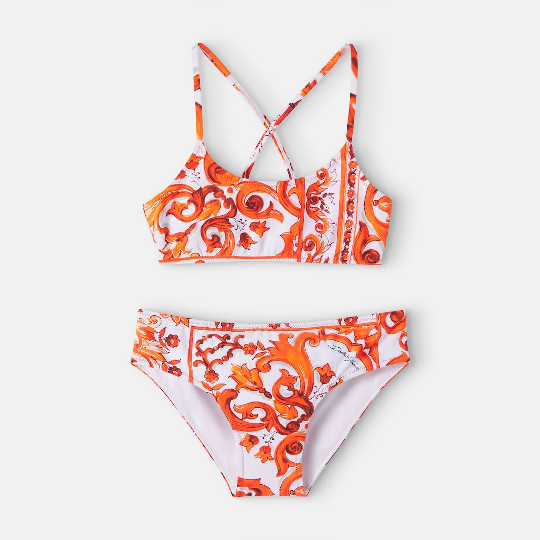 Dolce&Gabbana Kids - Majolica bikini