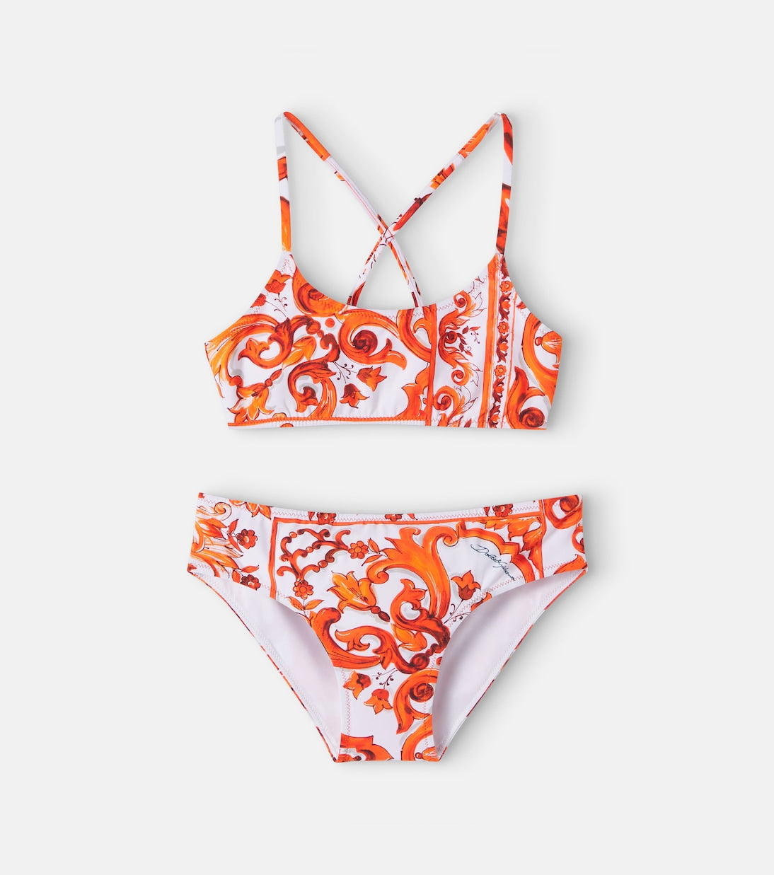 Dolce&Gabbana Kids - Majolica bikini