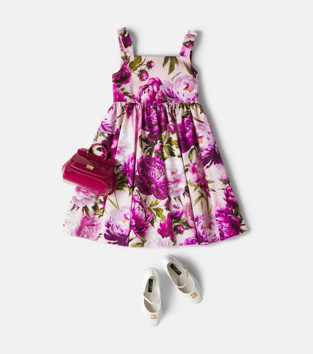 Dolce&Gabbana Kids - Patent leather top-handle bag