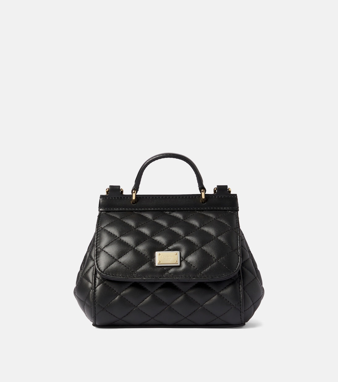 Dolce&Gabbana Kids - Quilted leather top-handle bag