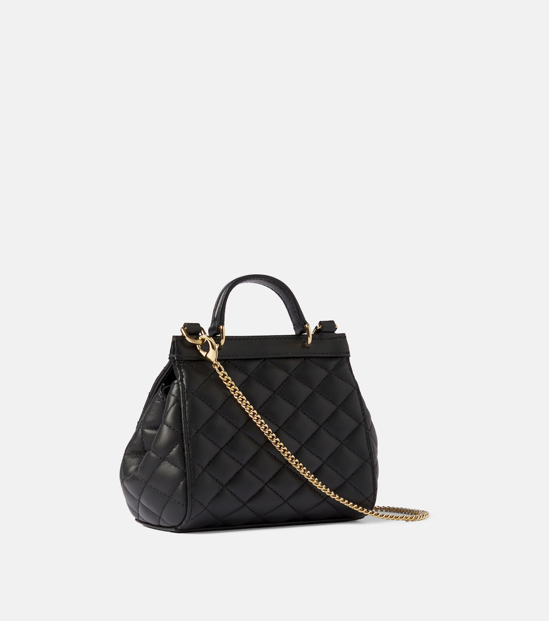 Dolce&Gabbana Kids - Quilted leather top-handle bag