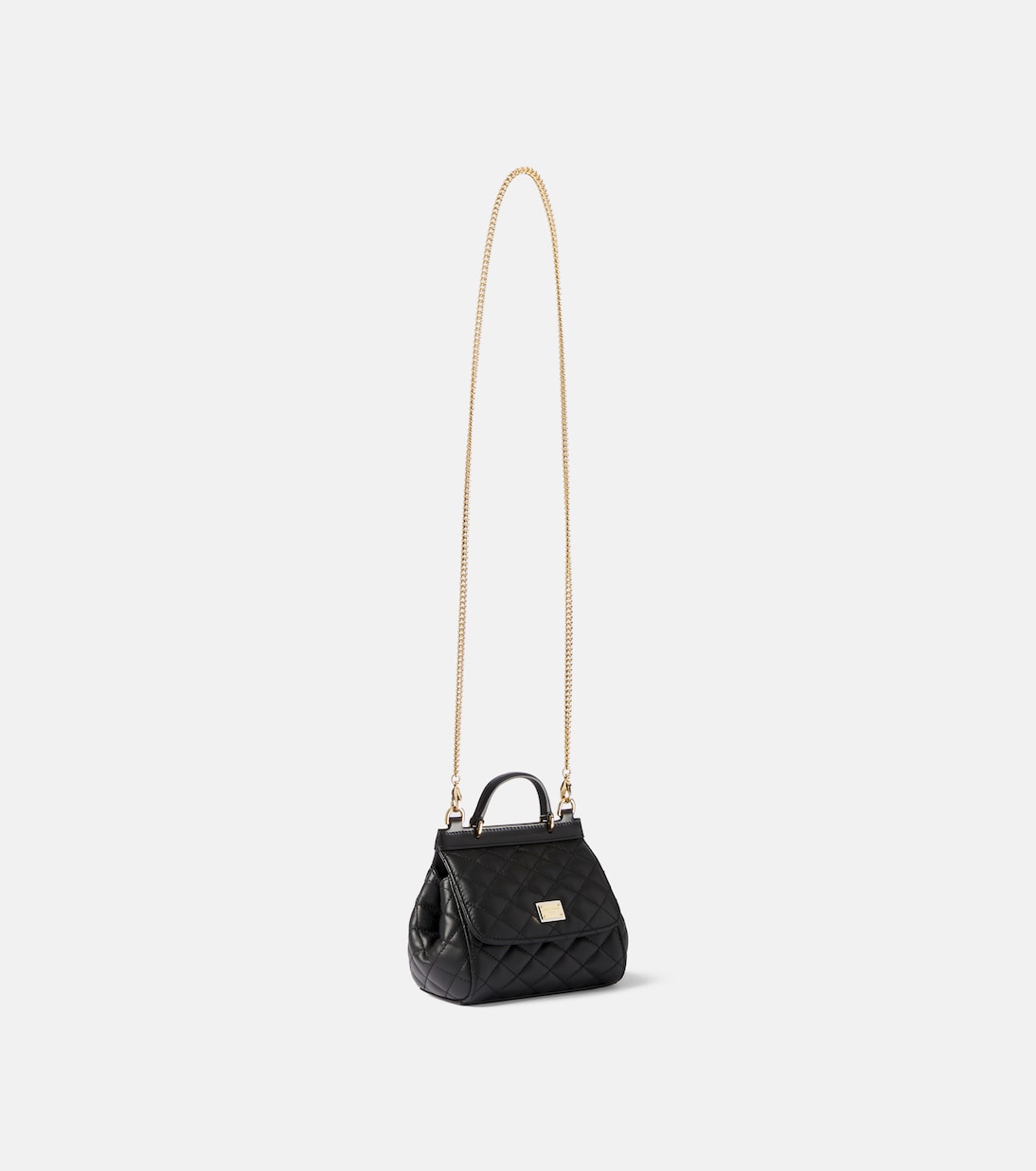 Dolce&Gabbana Kids - Quilted leather top-handle bag