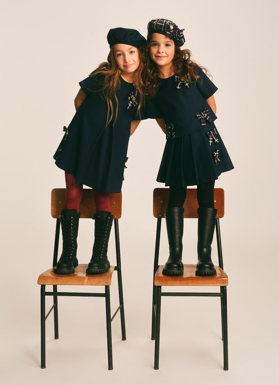 Dolce&Gabbana Kids - DG leather platform boots