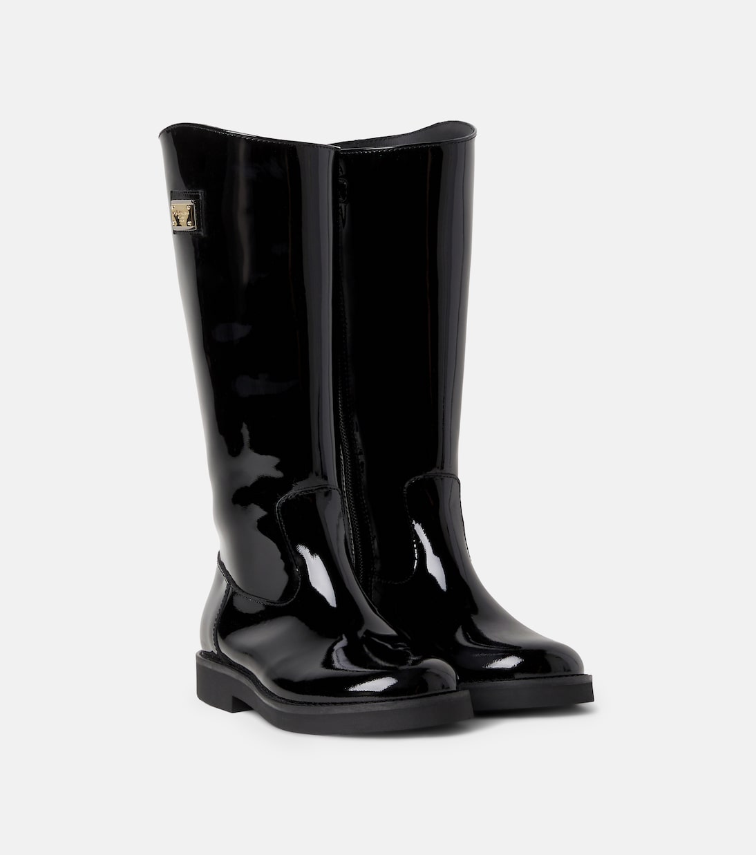 Dolce&Gabbana Kids - Patent leather boots