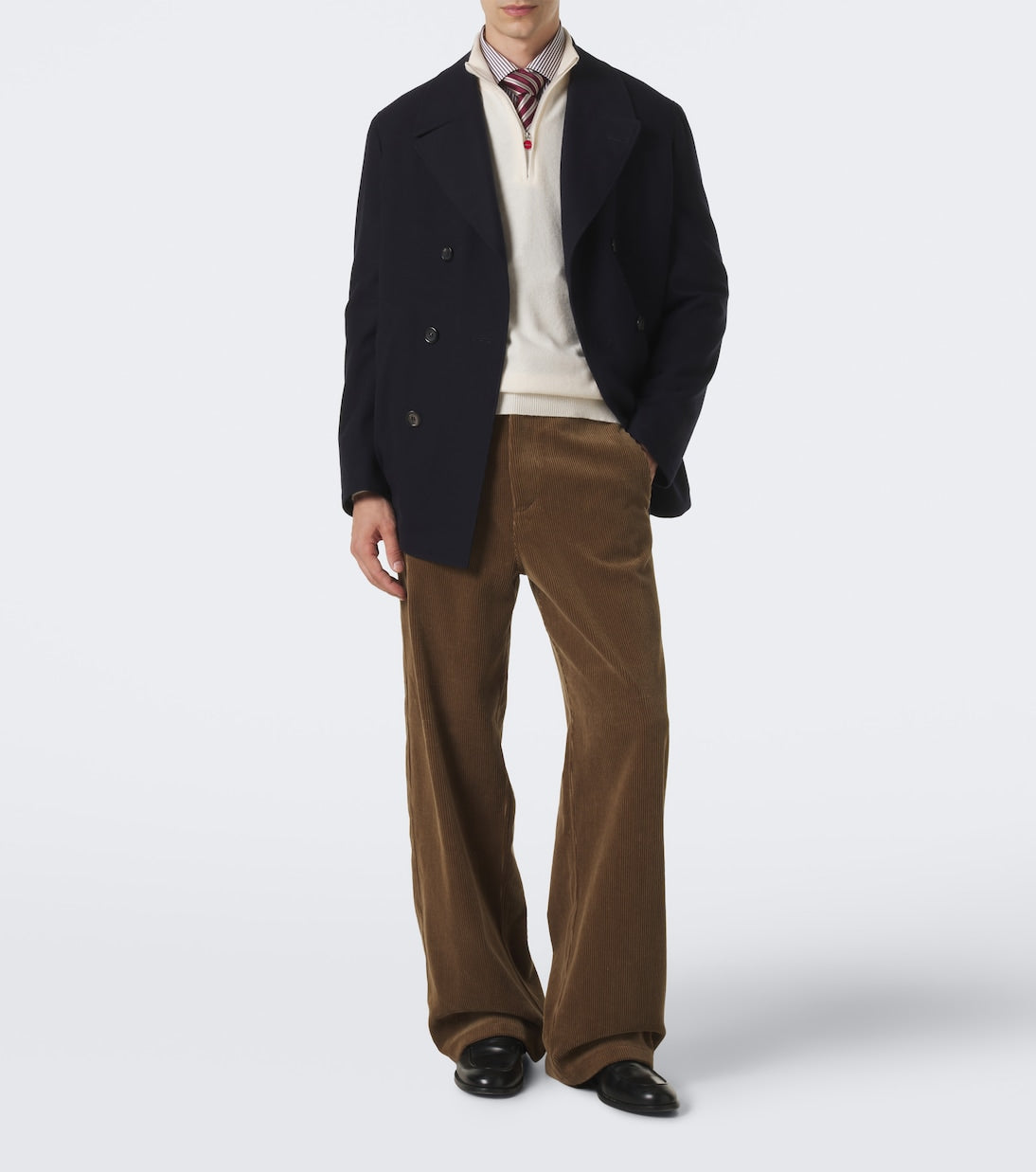 Kiton - Cashmere half-zip sweater