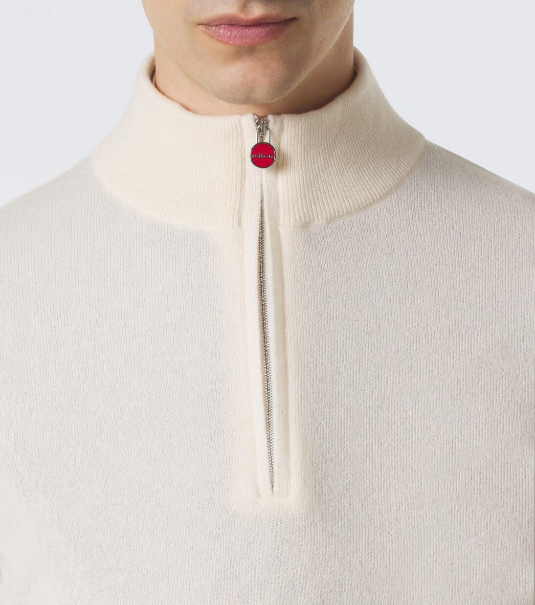 Kiton - Cashmere half-zip sweater