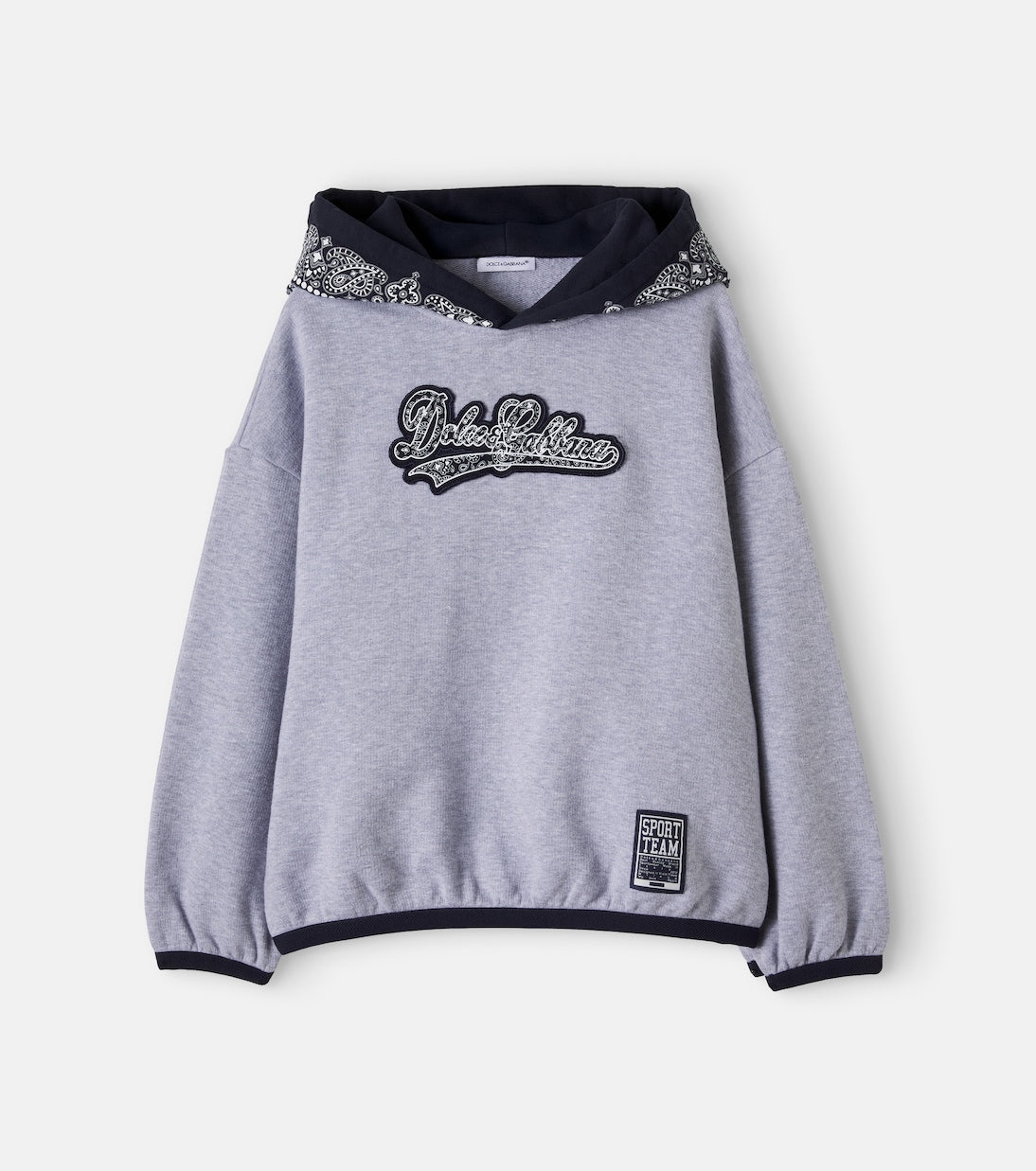 Dolce&Gabbana Kids - Printed cotton-jersey hoodie