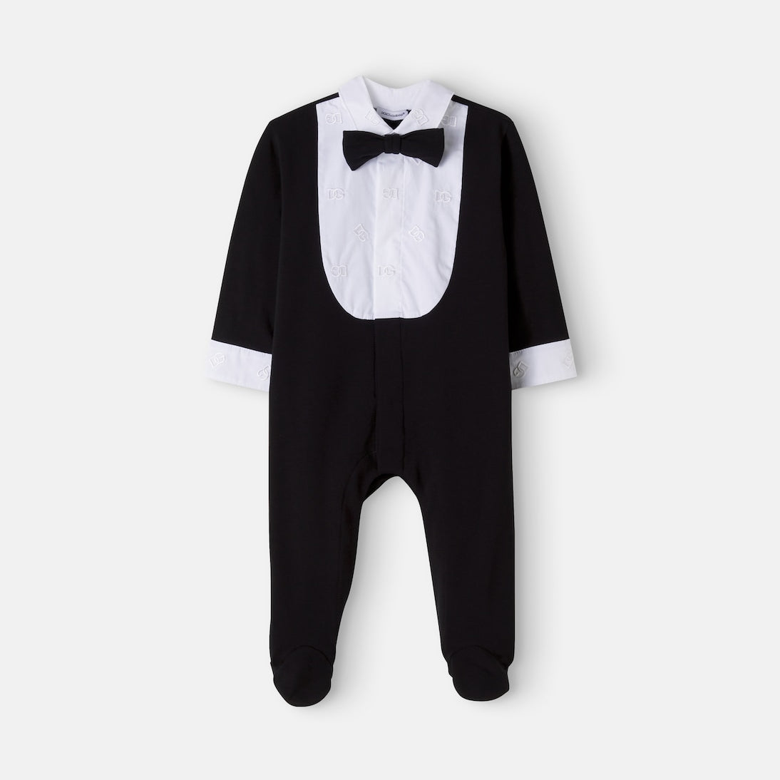 Dolce&Gabbana Kids - Baby DG embroidered cotton-blend onesie