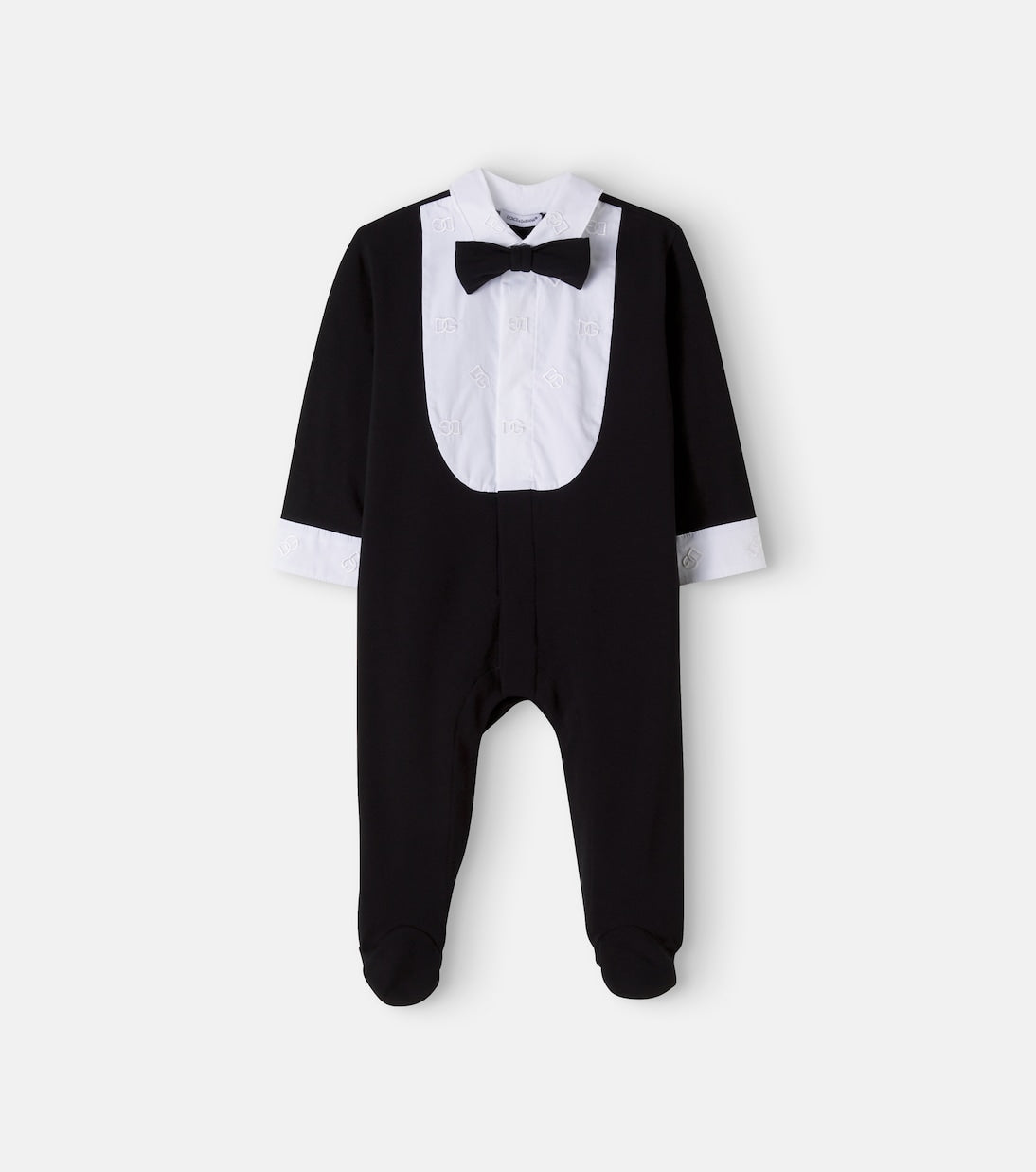 Dolce&Gabbana Kids - Baby DG embroidered cotton-blend onesie