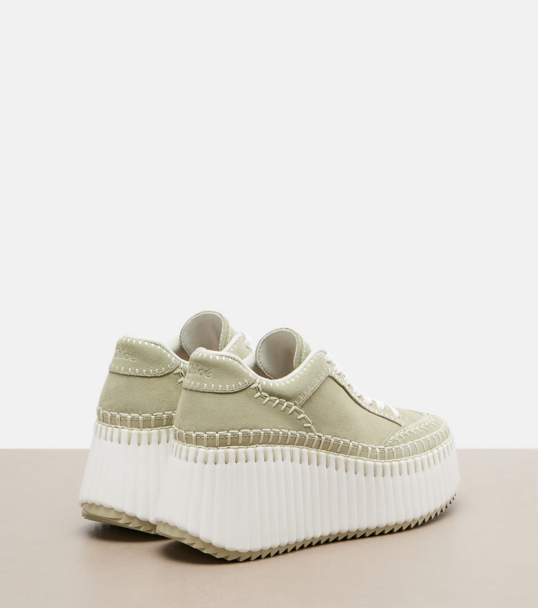 Chloé - Nama suede platform sneakers
