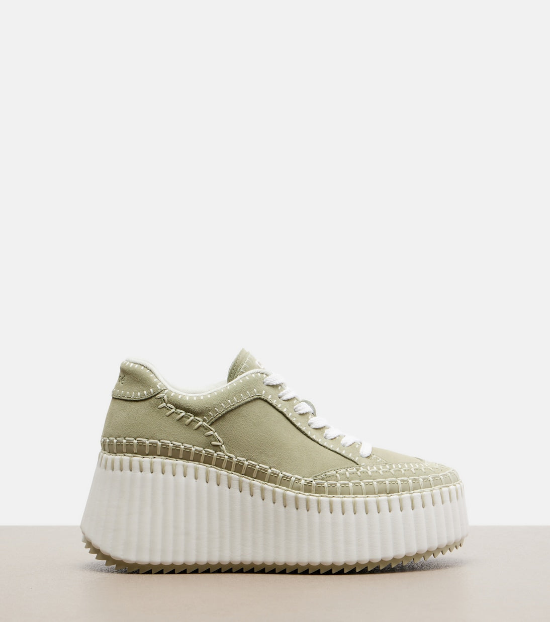 Chloé - Nama suede platform sneakers