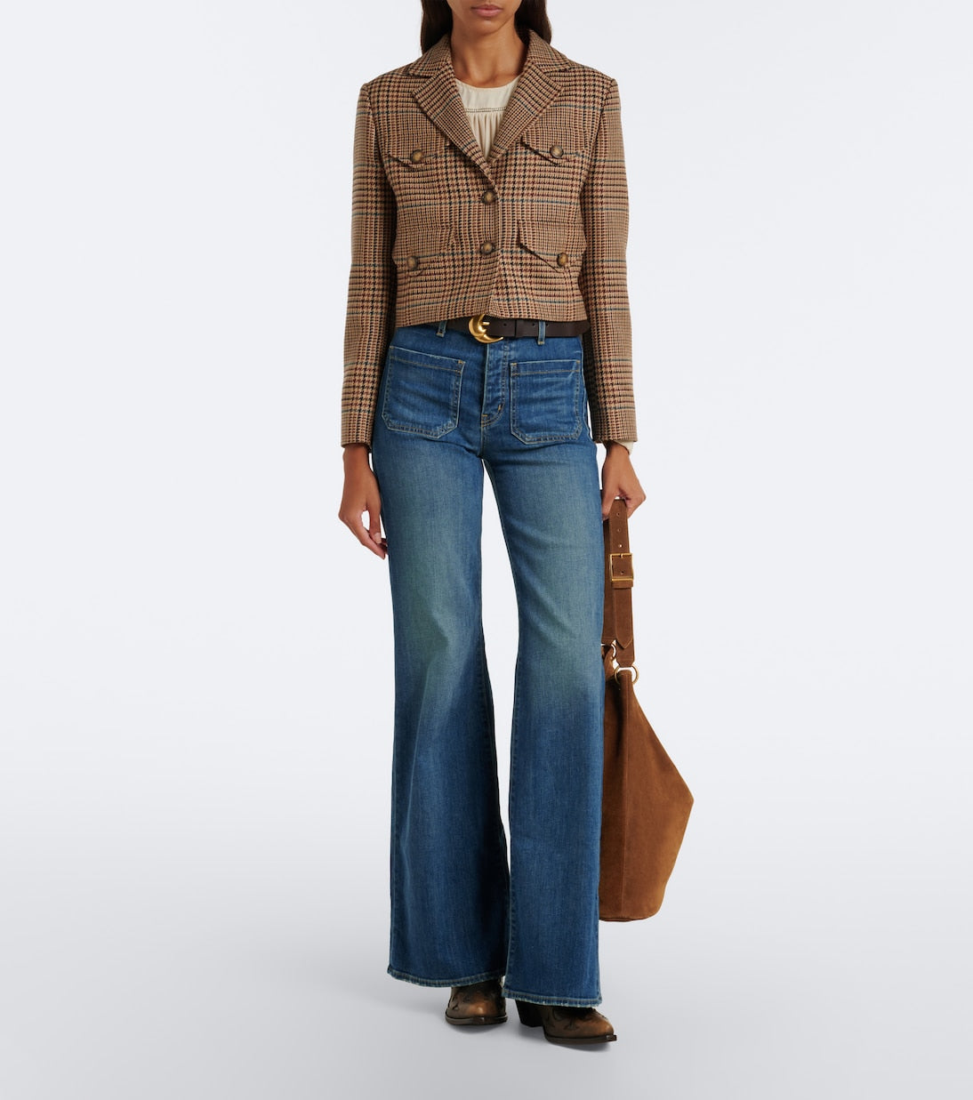 Golden Goose - Wish Star leather and suede cowboy boots