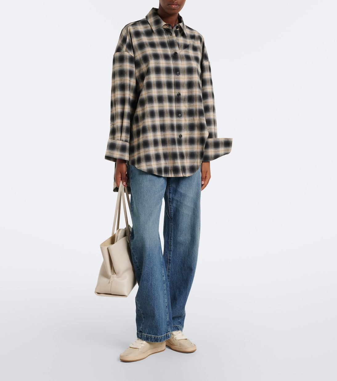 Golden Goose - Ball Star suede-trimmed leather sneakers
