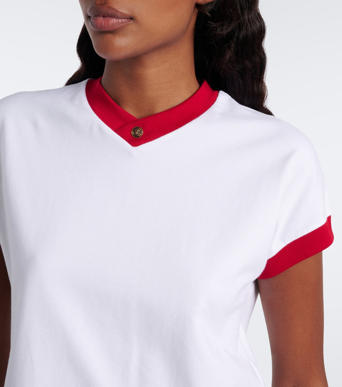 Versace - Medusa cotton-blend jersey T-shirt