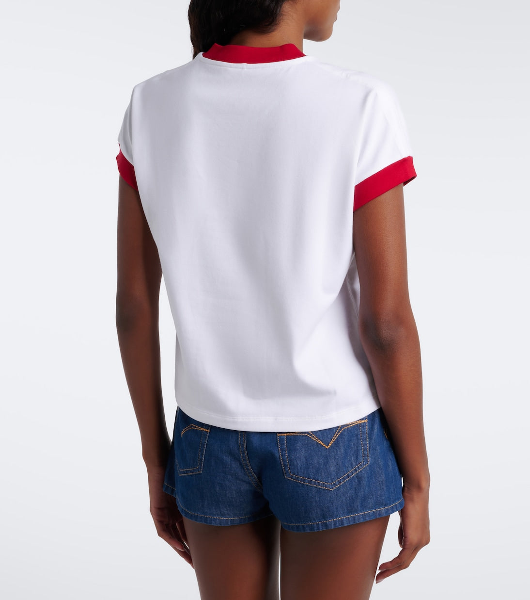 Versace - Medusa cotton-blend jersey T-shirt