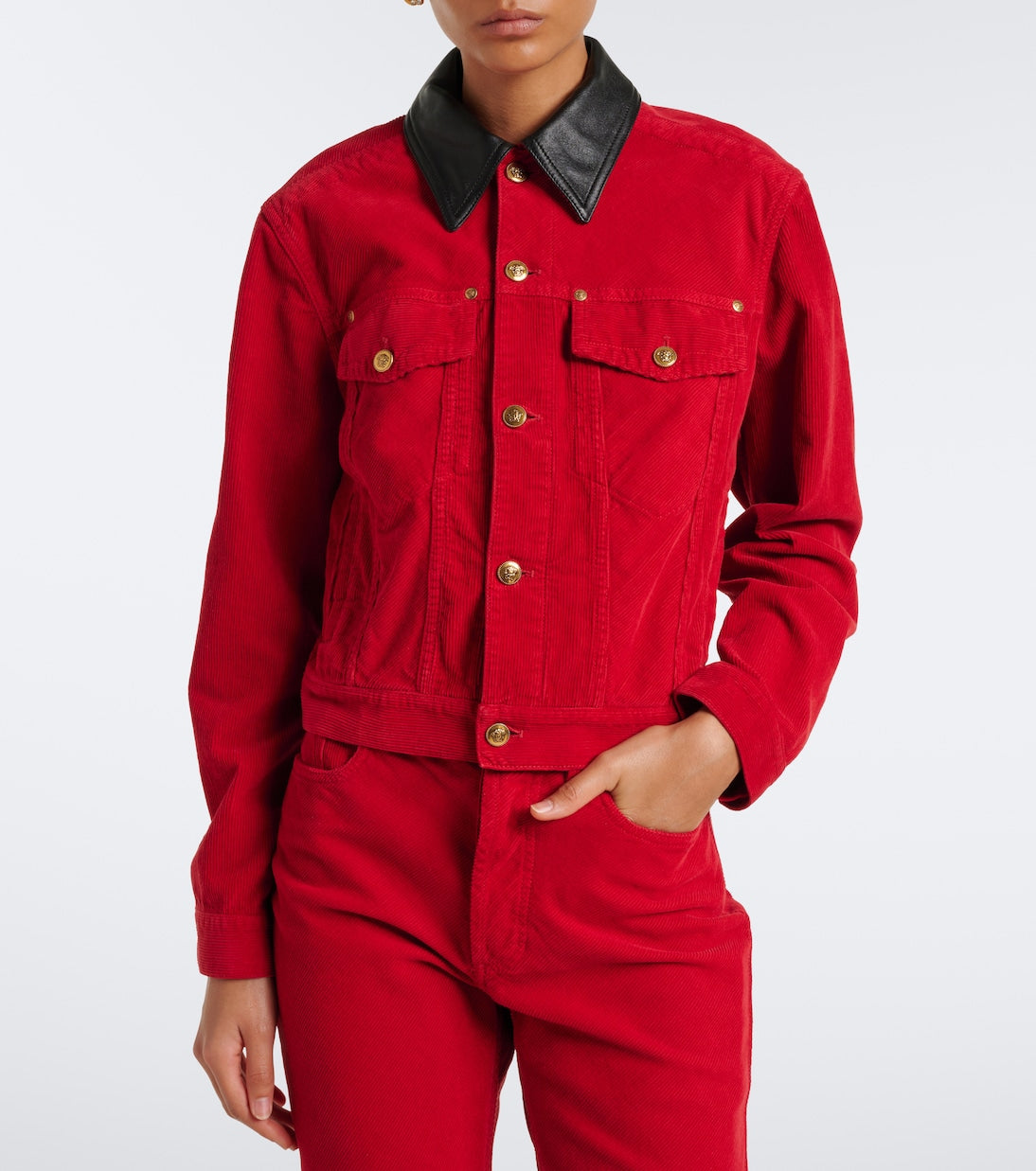 Versace - Cotton corduroy jacket