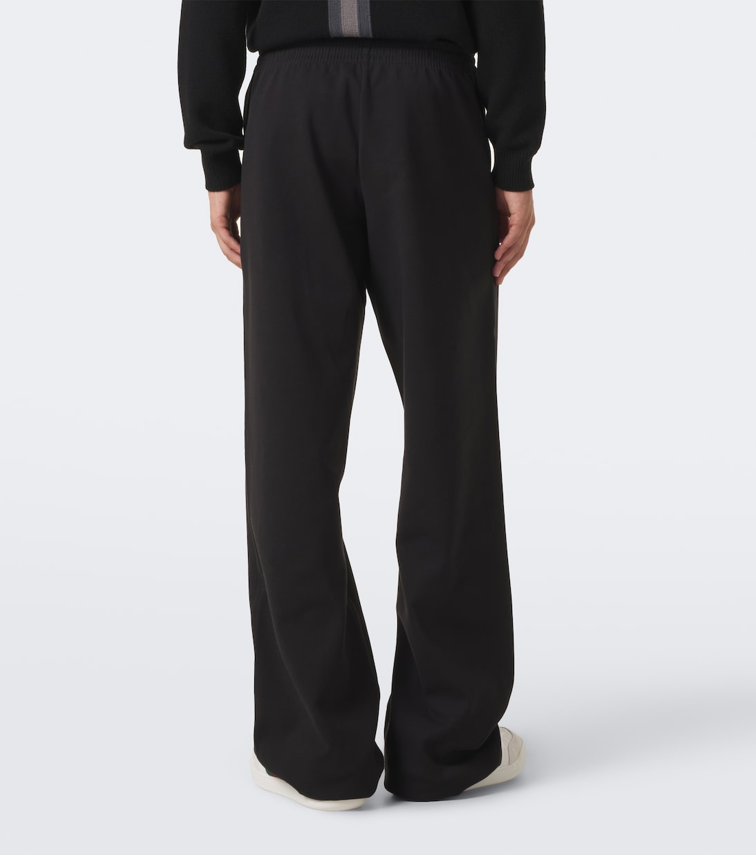 Gucci - Cotton-blend jersey wide-leg sweatpants