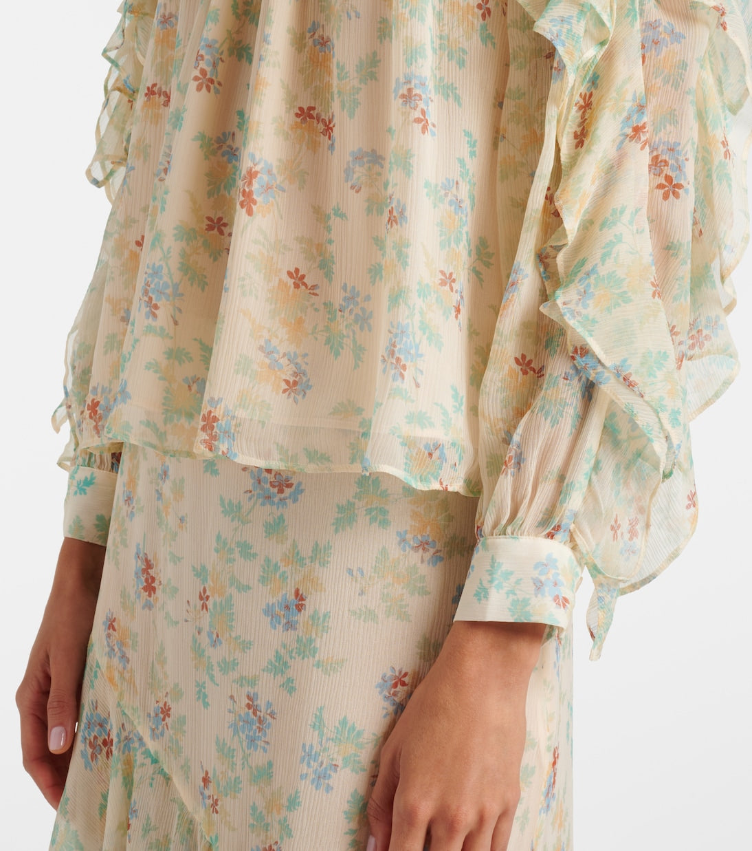 Ulla Johnson - Willow ruffled floral silk blouse