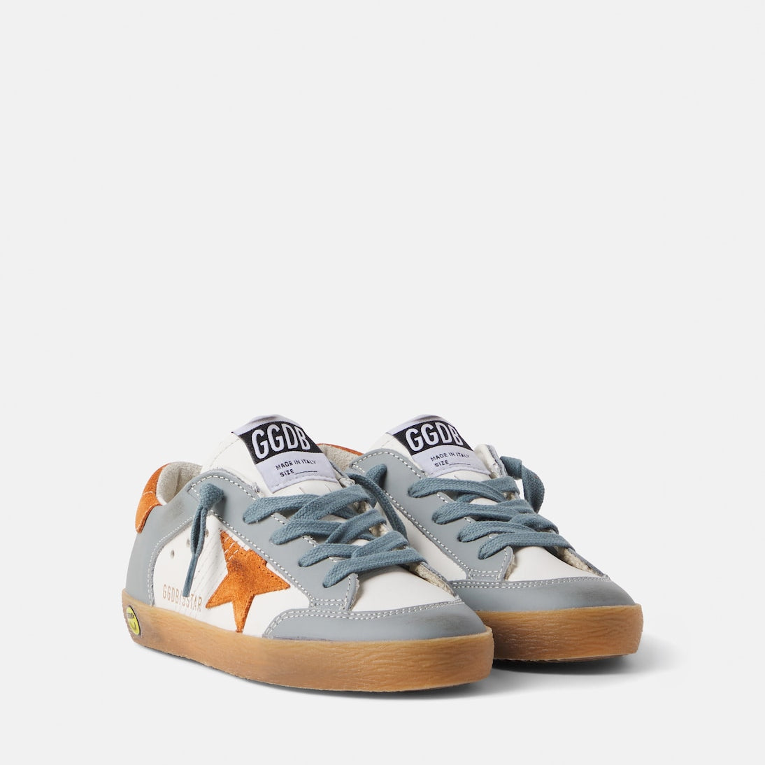 Golden Goose Kids - Super Star suede-trimmed leather sneakers