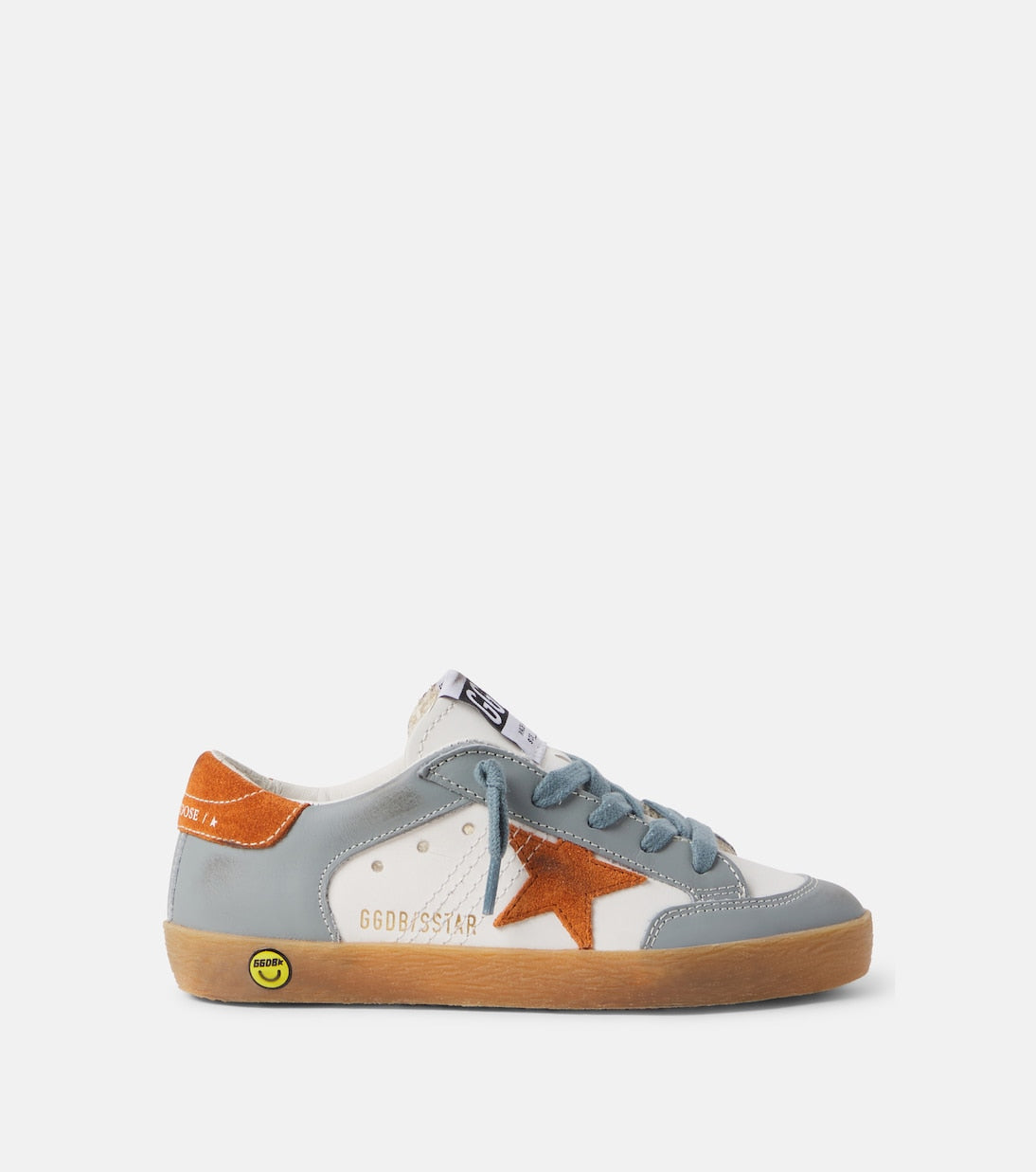 Golden Goose Kids - Super Star suede-trimmed leather sneakers