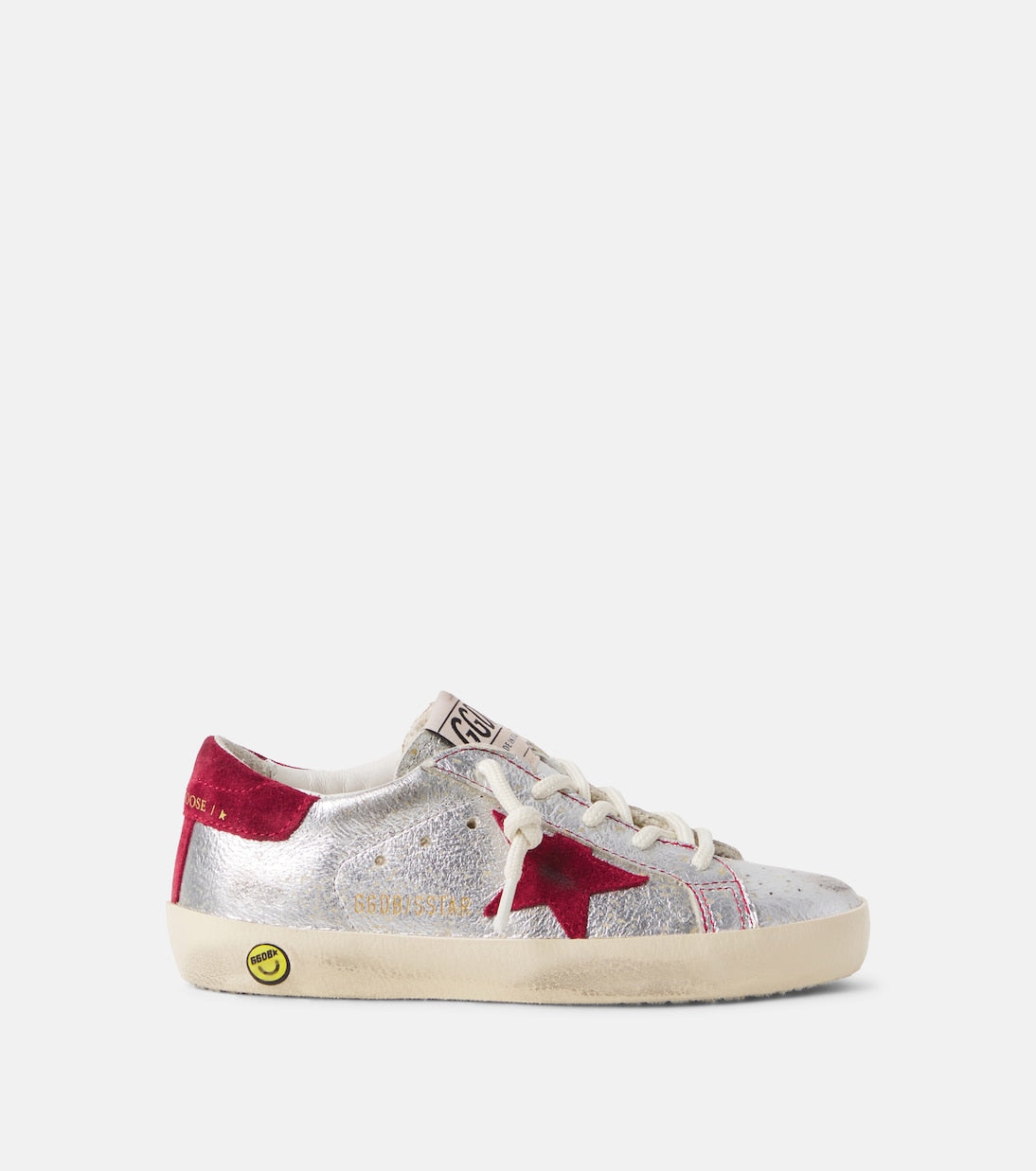 Golden Goose Kids - Super Star metallic leather sneakers