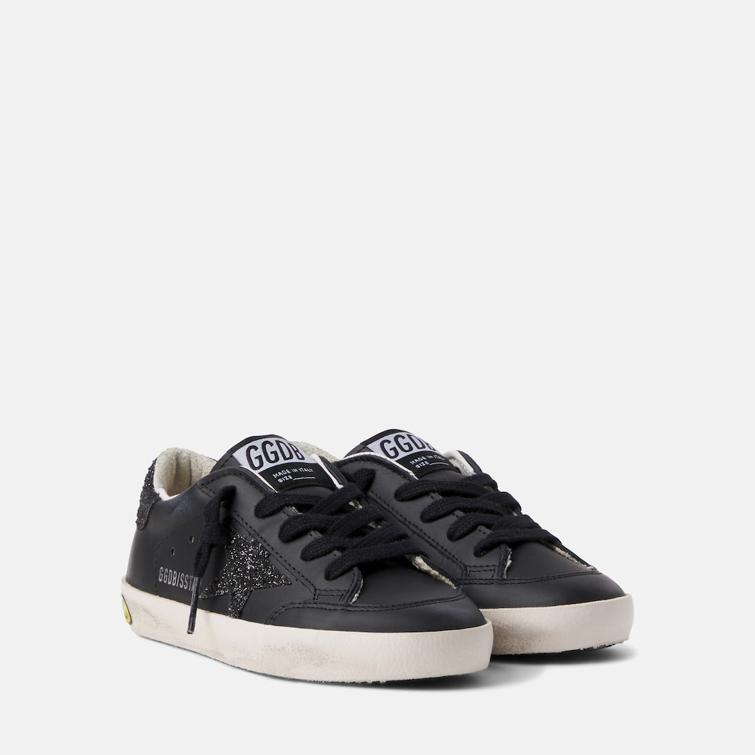 Golden Goose Kids - Super Star glitter leather sneakers
