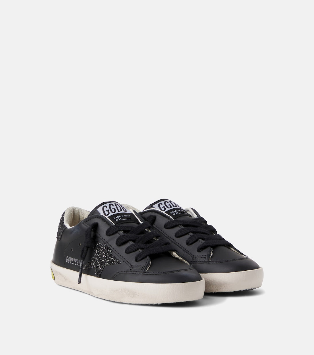 Golden Goose Kids - Super Star glitter leather sneakers