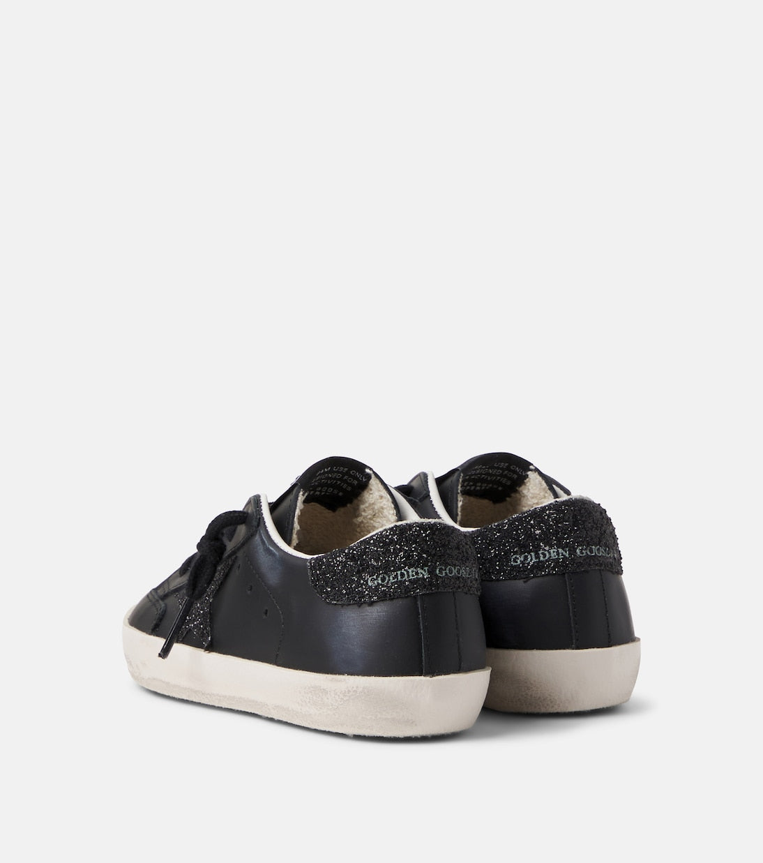 Golden Goose Kids - Super Star glitter leather sneakers