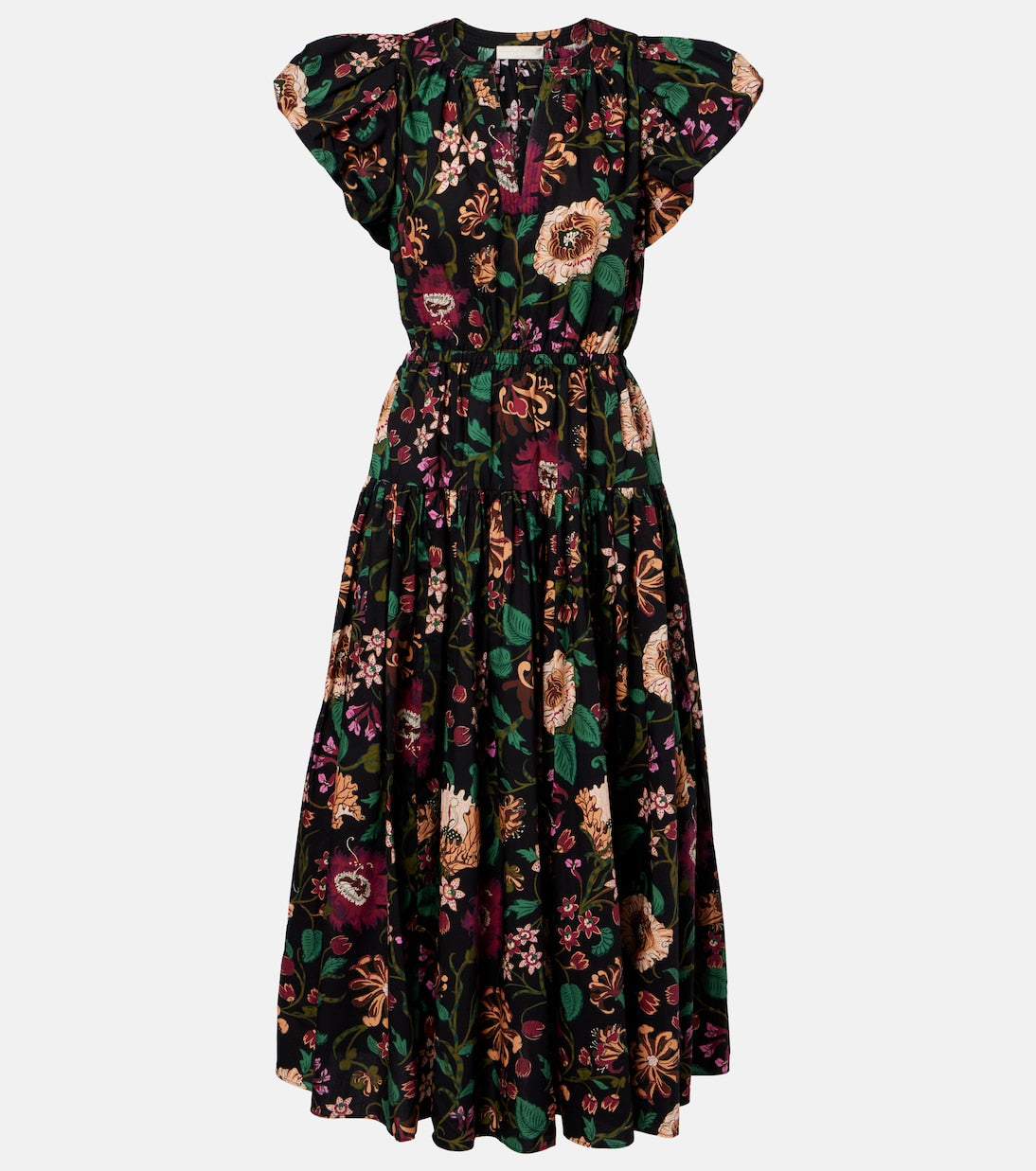 Ulla Johnson - Marin floral cotton poplin midi dress