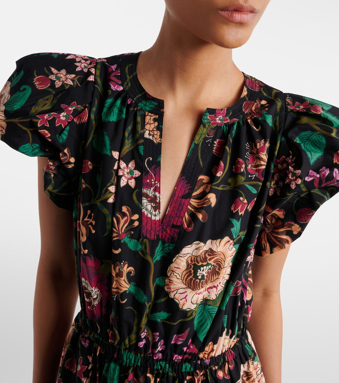 Ulla Johnson - Marin floral cotton poplin midi dress