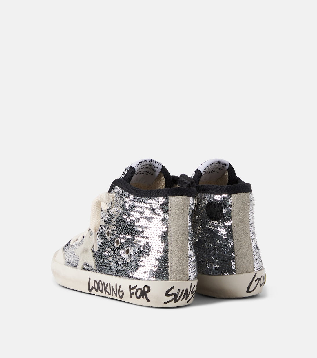 Golden Goose Kids - Francy Penstar sequined high-top sneakers