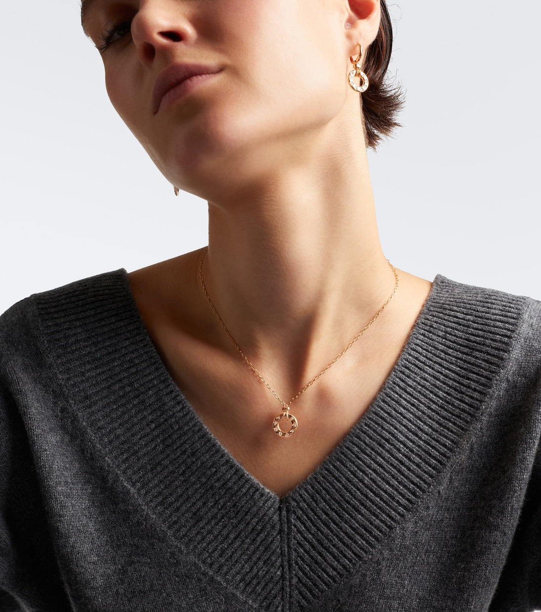 Pomellato - Iconica 18kt rose gold pendant necklace with diamonds
