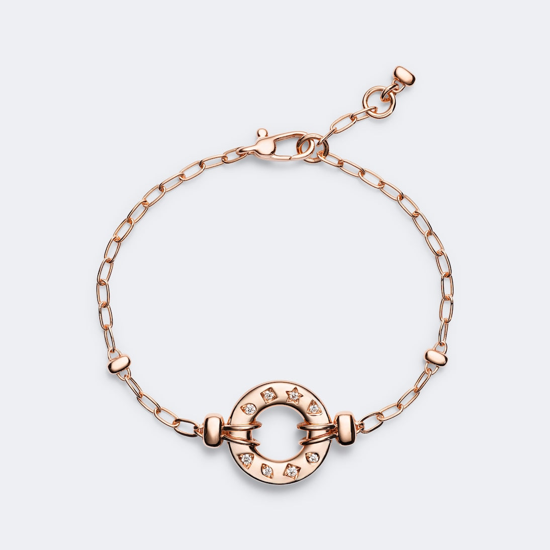 Pomellato - Iconica 18kt rose gold bracelet with diamonds
