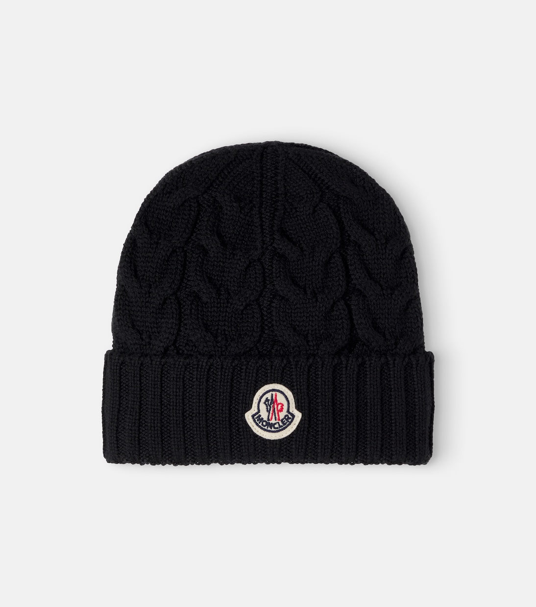 Moncler Enfant - Logo virgin wool beanie