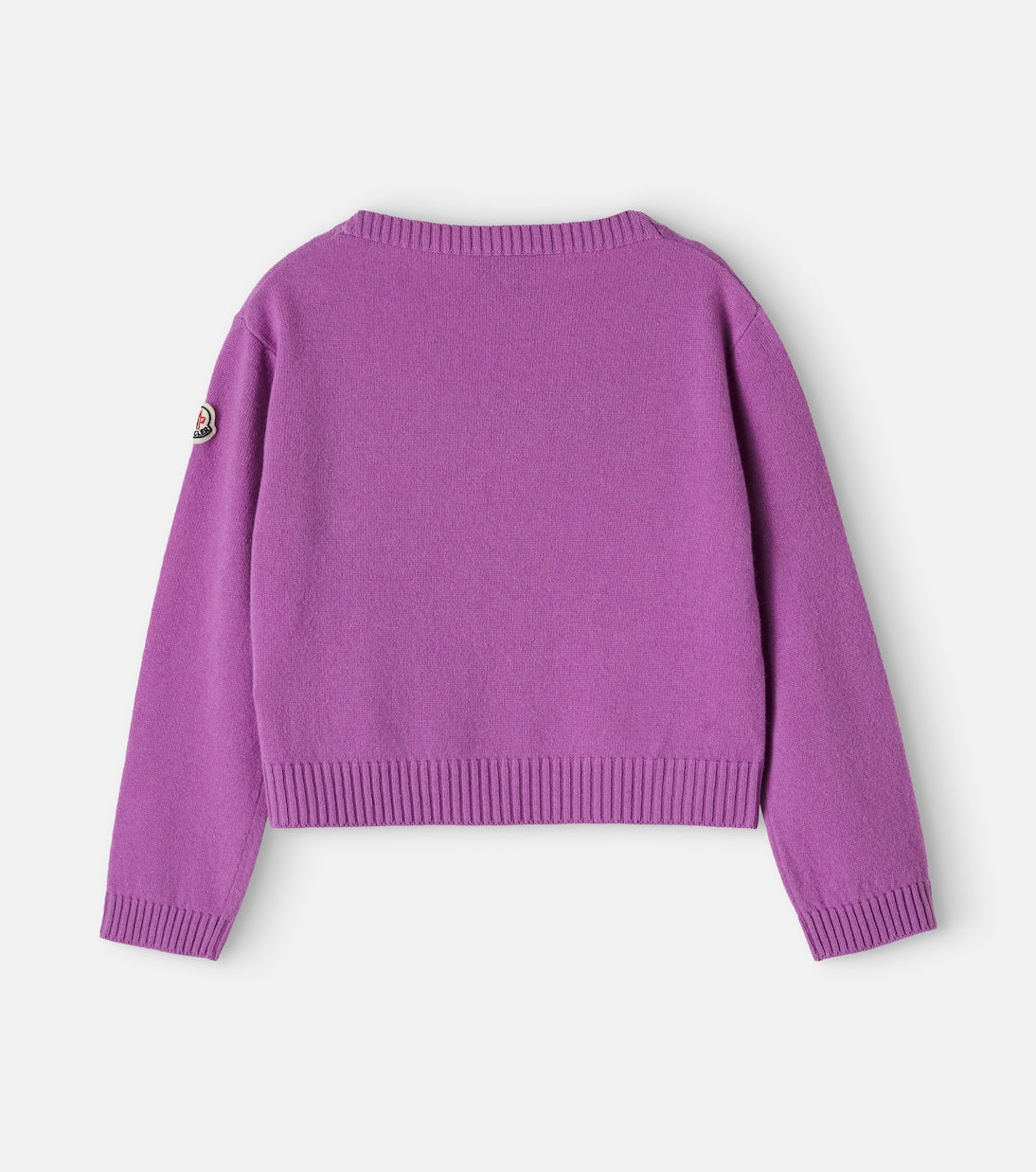 Moncler Enfant - Logo wool and cashmere sweater