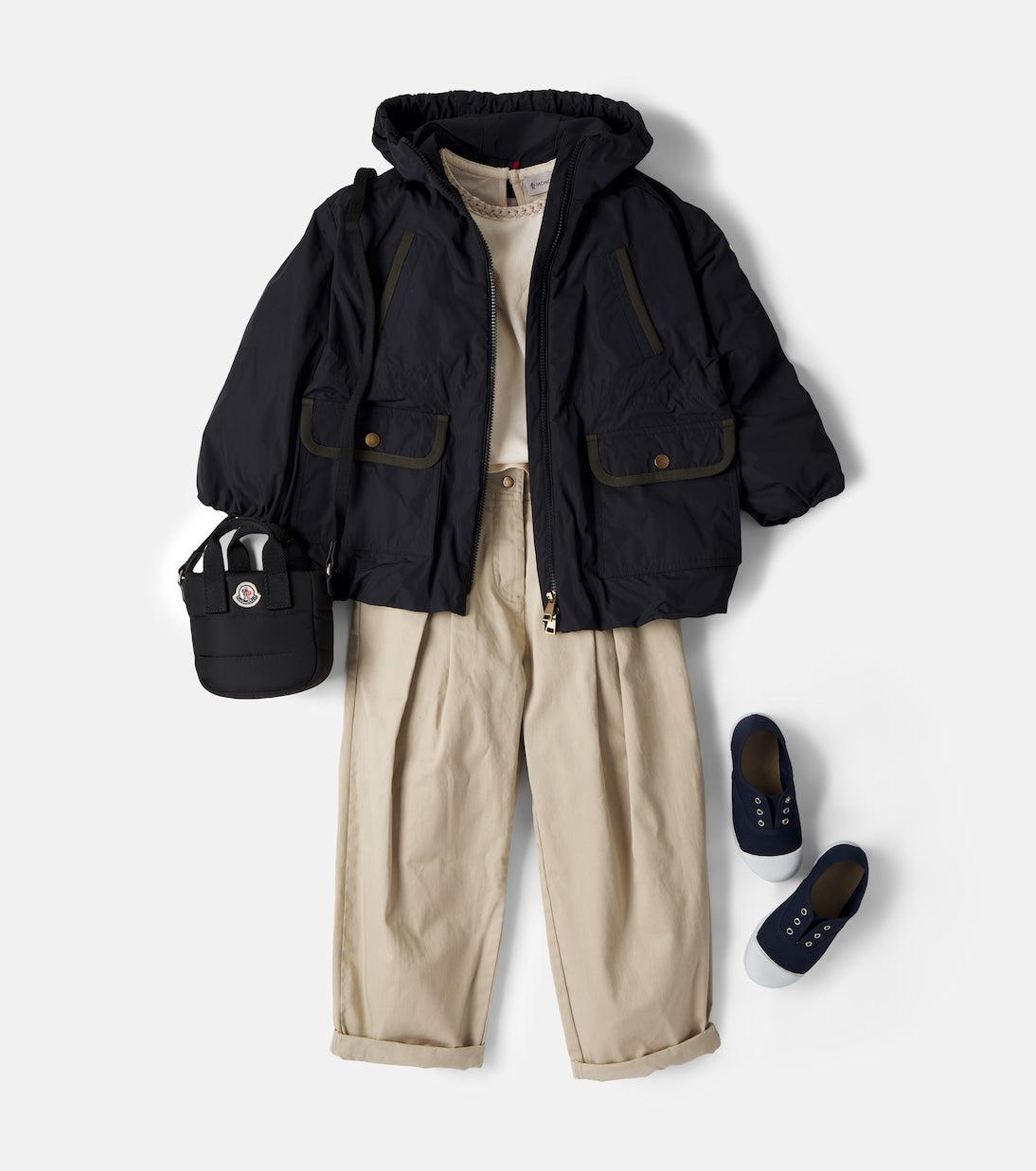 Moncler Enfant - Logo crossbody bag