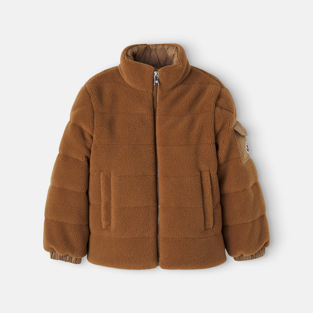 Moncler Enfant - Mich down-paneled teddy jacket