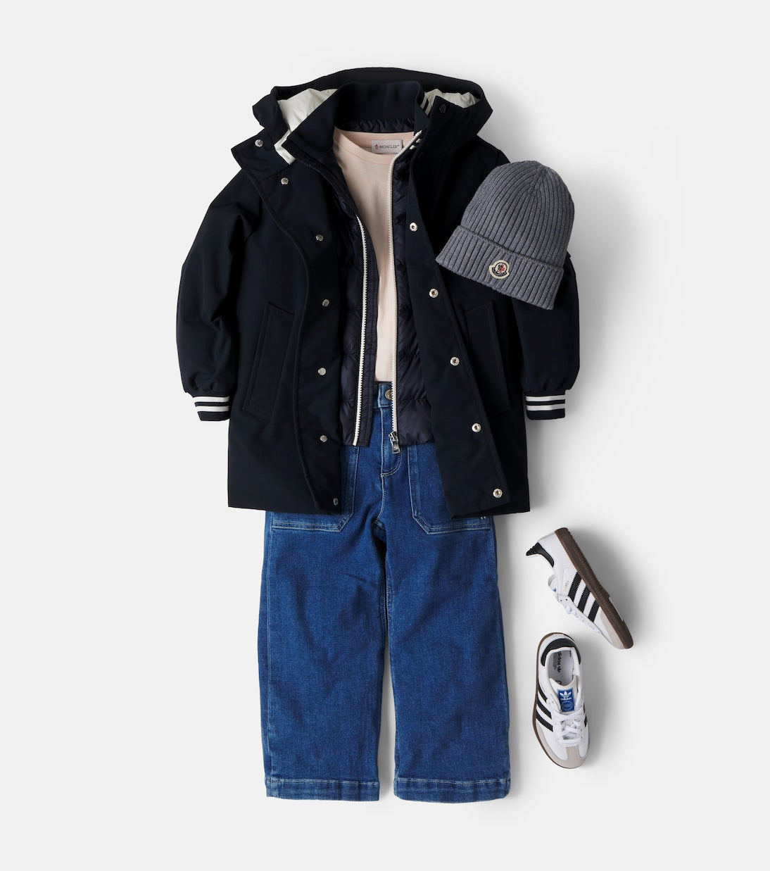 Moncler Enfant - Ever hooded down parka