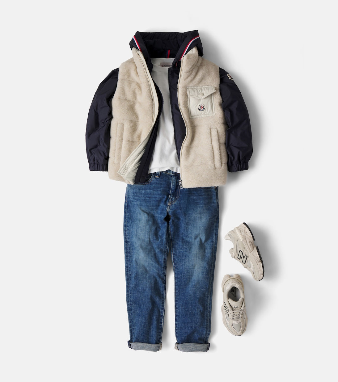 Moncler Enfant - Merek teddy down vest