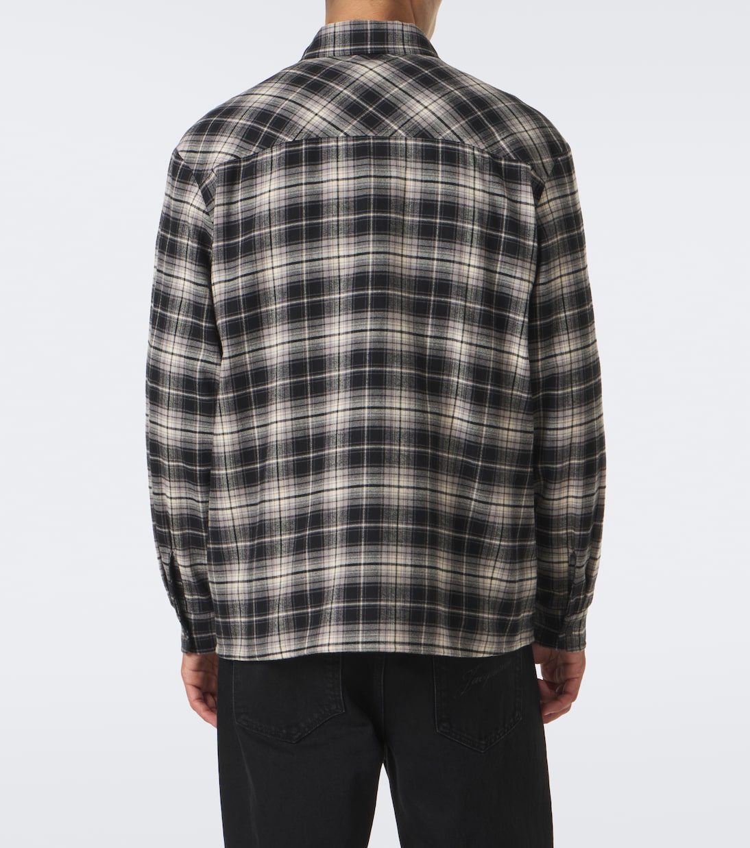 Moncler - Checked cotton flannel zip-up shirt