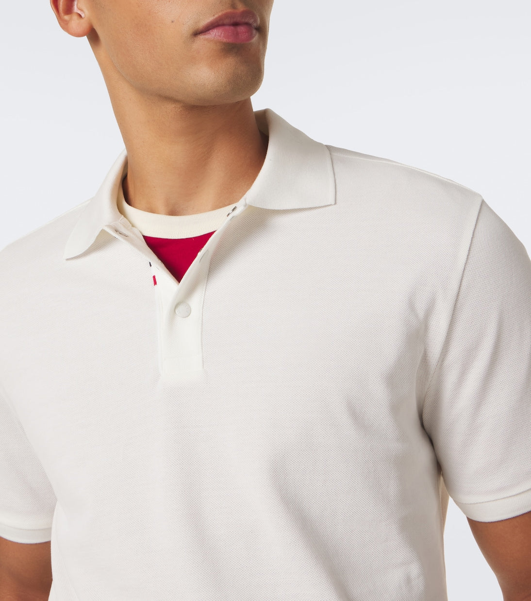 Moncler - Cotton piqué polo shirt