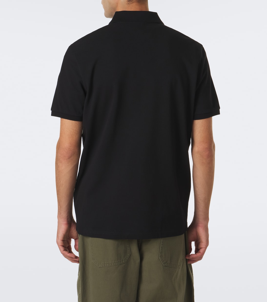 Moncler - Cotton piqué polo shirt