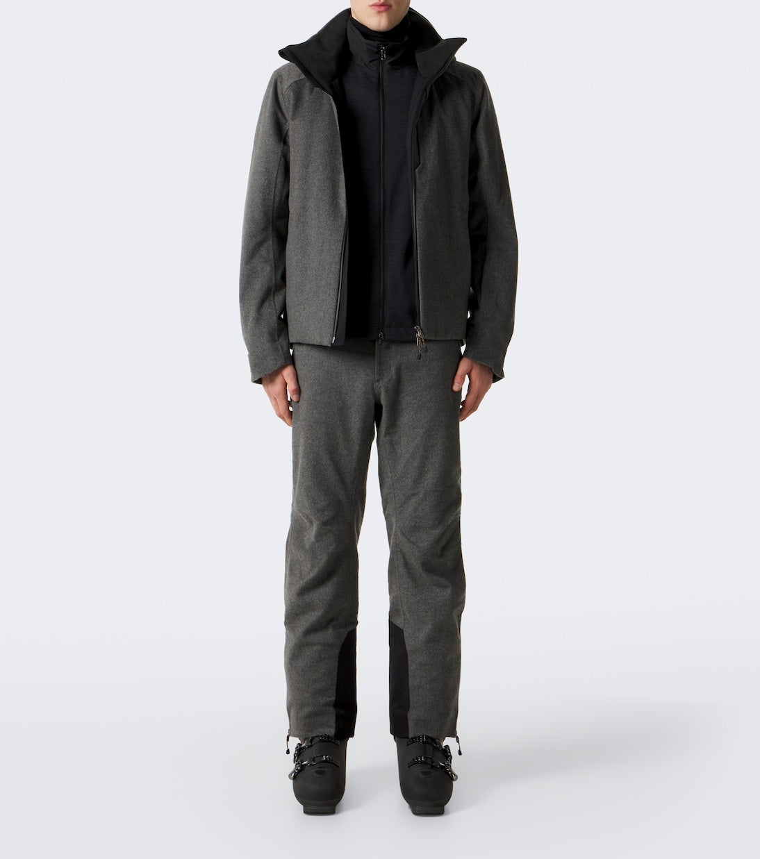 Sease - Explorer wool-blend jersey ski sweatshirt