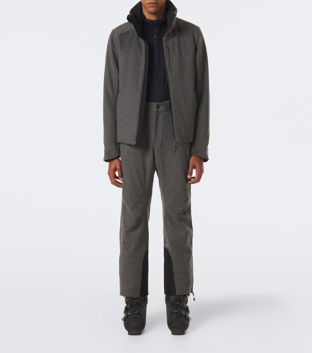 Sease - Runner virgin wool jersey ski top