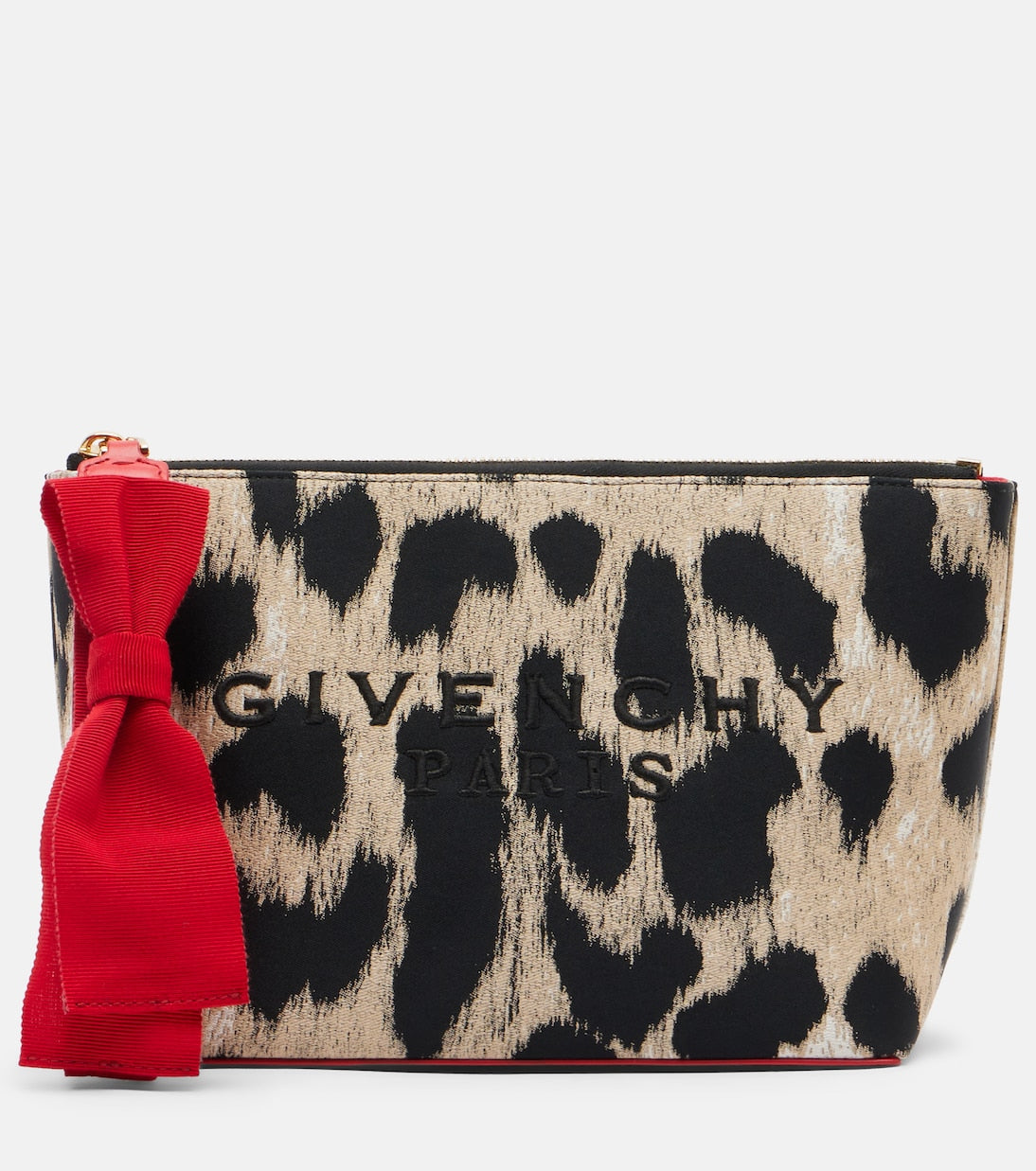 Givenchy - Logo leopard-print pouch