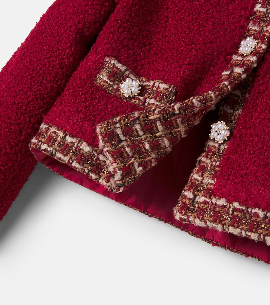 Patachou - Embellished bouclé jacket