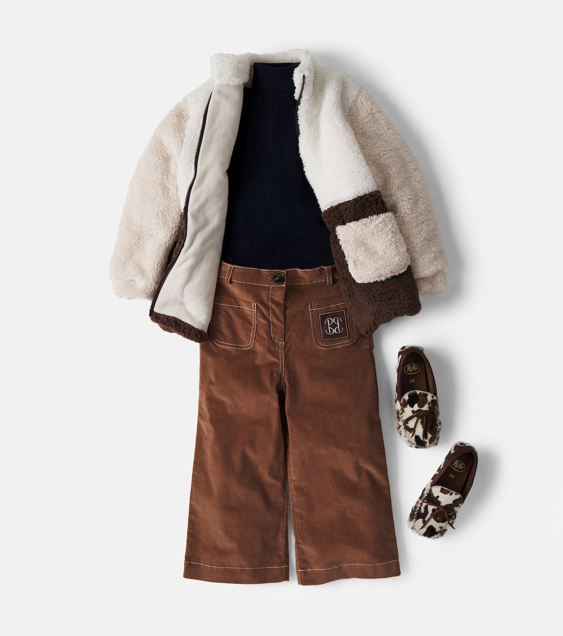 Patachou - Cotton corduroy pants
